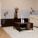 Salontafel Madison Bruin 80 cm Vierkant 80x80x40 cm-Salontafels-Starfurn