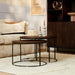 Salontafel Madison Bruin Mangohout 70 cm 70x70x45 cm-Salontafels-Starfurn