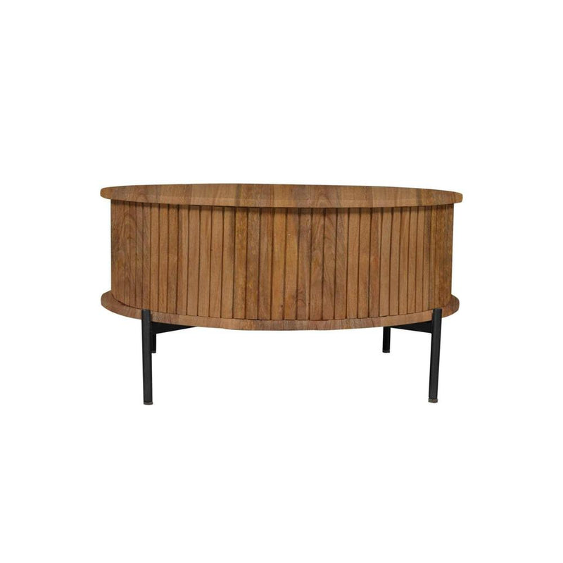 Salontafel Madison Naturel 80 cm Rond 80x80x40 cm-Salontafels-Starfurn