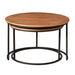 Salontafel Madison Naturel Mangohout 70 cm 70x70x45 cm-Salontafels-Starfurn