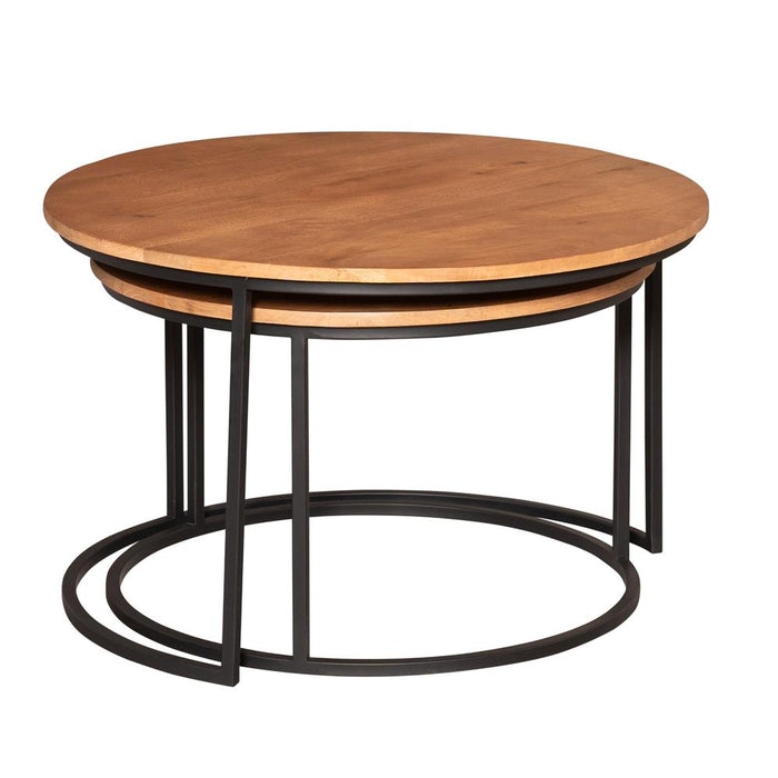 Salontafel Madison Naturel Mangohout 70 cm-Salontafels-Starfurn