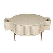 Salontafel Madison Zand 80 cm Rond 80x80x40 cm-Salontafels-Starfurn