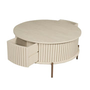 Salontafel Madison Zand 80 cm Rond 80x80x40 cm-Salontafels-Starfurn