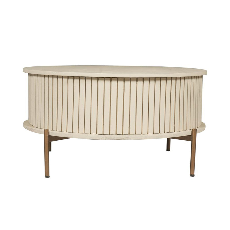 Salontafel Madison Zand 80 cm Rond 80x80x40 cm-Salontafels-Starfurn