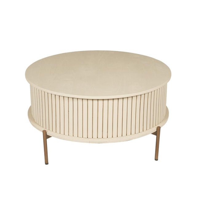Salontafel Madison Zand - 80 cm - Rond-Salontafels-Starfurn