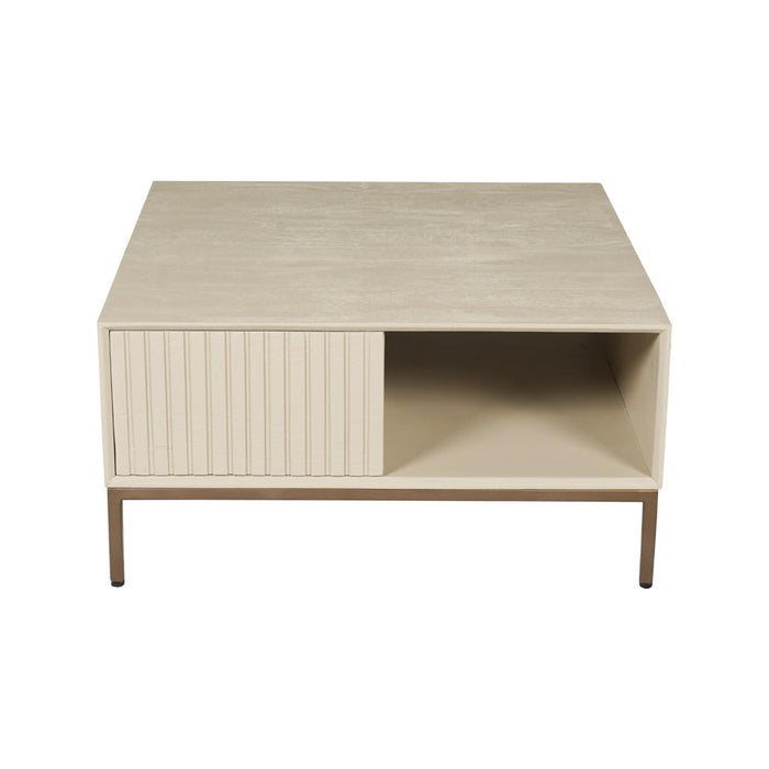 Salontafel Madison Zand 80 cm Vierkant 80x80x40 cm-Salontafels-Starfurn