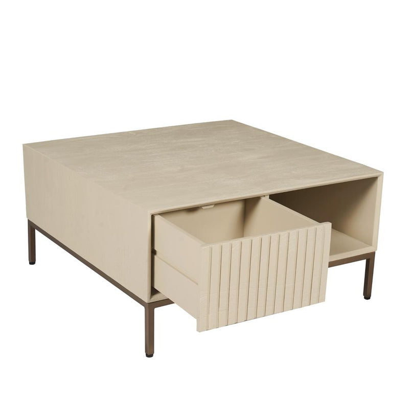Salontafel Madison Zand 80 cm Vierkant 80x80x40 cm-Salontafels-Starfurn