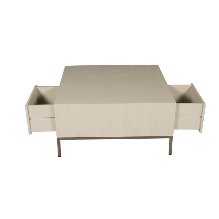 Salontafel Madison Zand - 80 cm - Vierkant-Salontafels-Starfurn