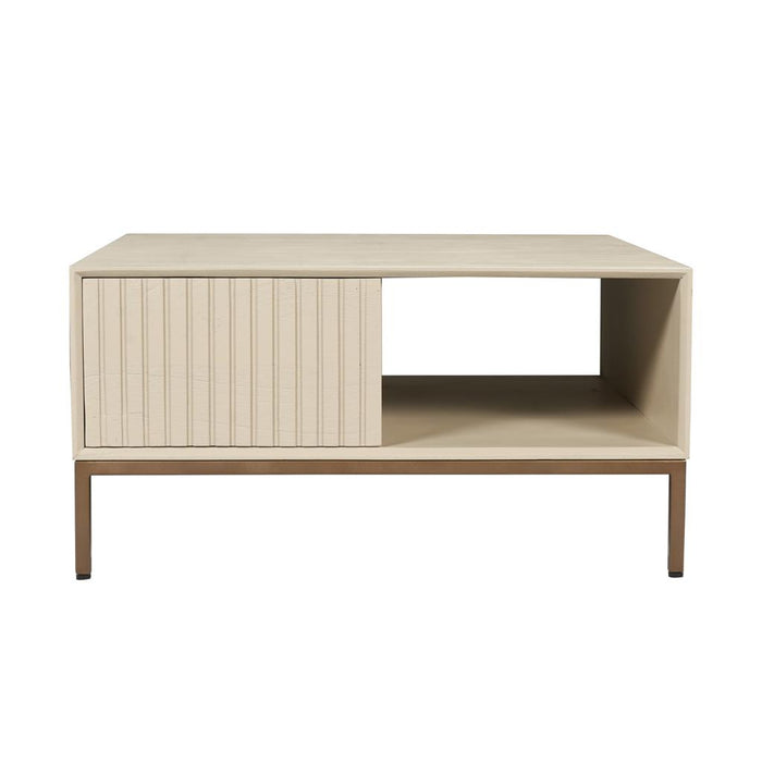 Salontafel Madison Zand - 80 cm - Vierkant-Salontafels-Starfurn