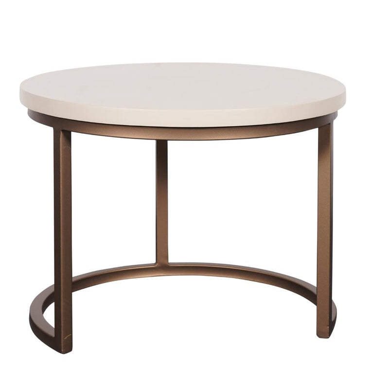 Salontafel Madison Zand Mangohout 70 cm 70x70x45 cm-Salontafels-Starfurn