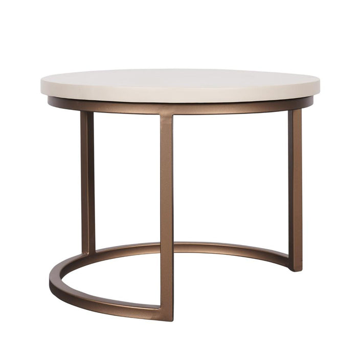 Salontafel Madison Zand Mangohout 70 cm 70x70x45 cm-Salontafels-Starfurn