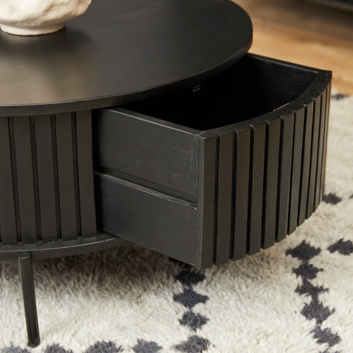 Salontafel Madison Zwart Metaal 80 cm 80x80x40 cm-Salontafels-Starfurn