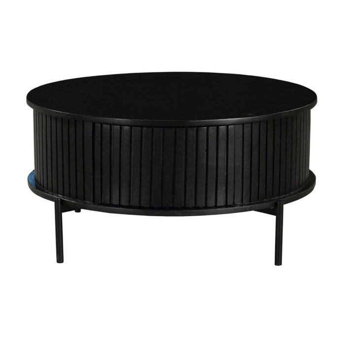 Salontafel Madison Zwart Metaal 80 cm 80x80x40 cm-Salontafels-Starfurn