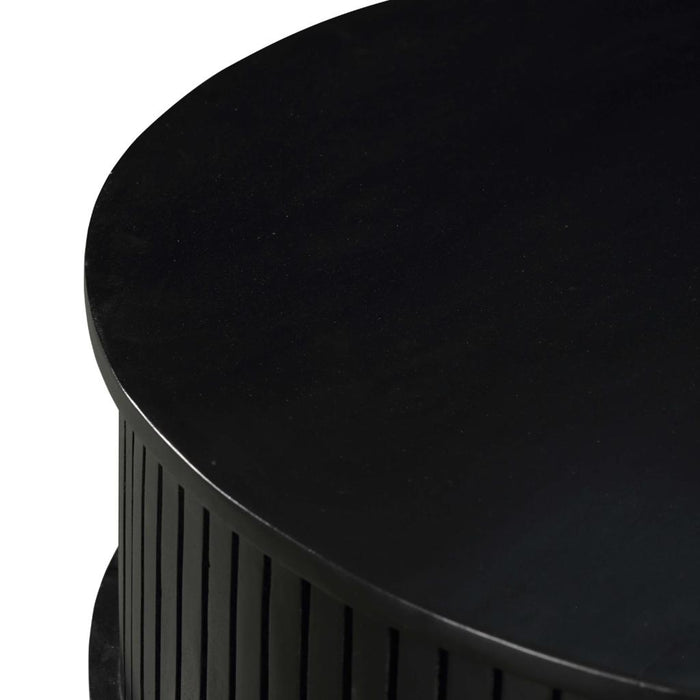 Salontafel Madison Zwart Metaal 80 cm-Salontafels-Starfurn