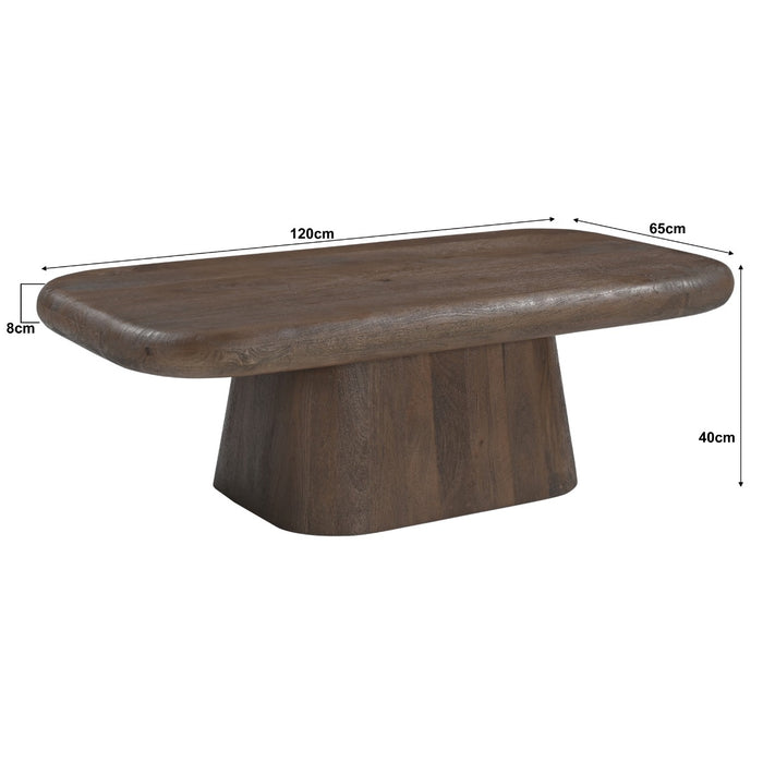 Salontafel Maduro Mangohout Bruin 120cm