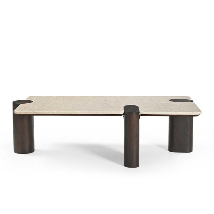 Salontafel Maeve Bruin Mangohout 128x60 cm-Salontafels-Starfurn