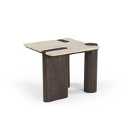Salontafel Maeve Bruin Mangohout 57 cm 57x50x45 cm-Bijzettafels-Starfurn