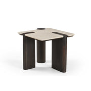 Salontafel Maeve Bruin Mangohout 57 cm 57x50x45 cm-Bijzettafels-Starfurn