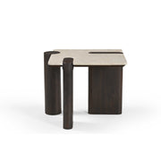 Salontafel Maeve Bruin Mangohout 57 cm 57x50x45 cm-Bijzettafels-Starfurn