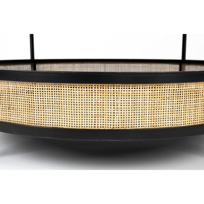 Salontafel Makoto MDF Zwart Ø80x40 cm-Salontafels-Creating Home