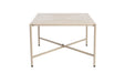 Salontafel Marcio Coffee Table Metaal, MDF Zwart 40x40, sfeerbeeld 5
