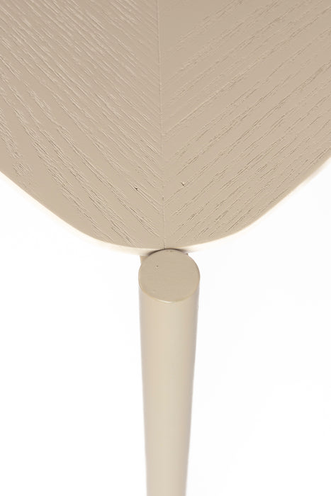 Salontafel Marcio MDF Beige 40x40 cm-Salontafels-White Label Living