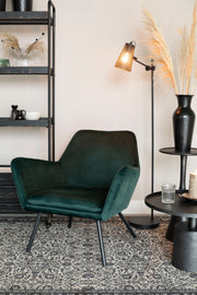 Salontafel Mason Antique Aluminum Zwart Ø60x40 cm-Salontafels-Creating Home