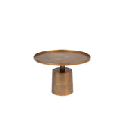 Salontafel Mason Antique Brass Aluminum Goud Ø60x40 cm-Salontafels-Creating Home