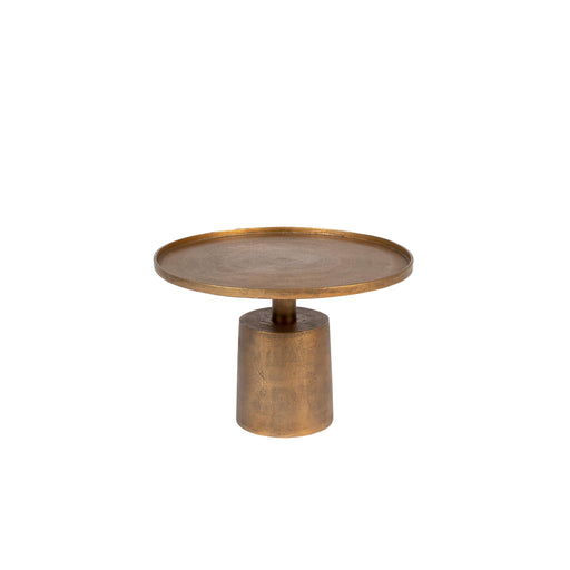 Salontafel Mason Antique Brass Aluminum Goud Ø60x40 cm-Salontafels-Creating Home