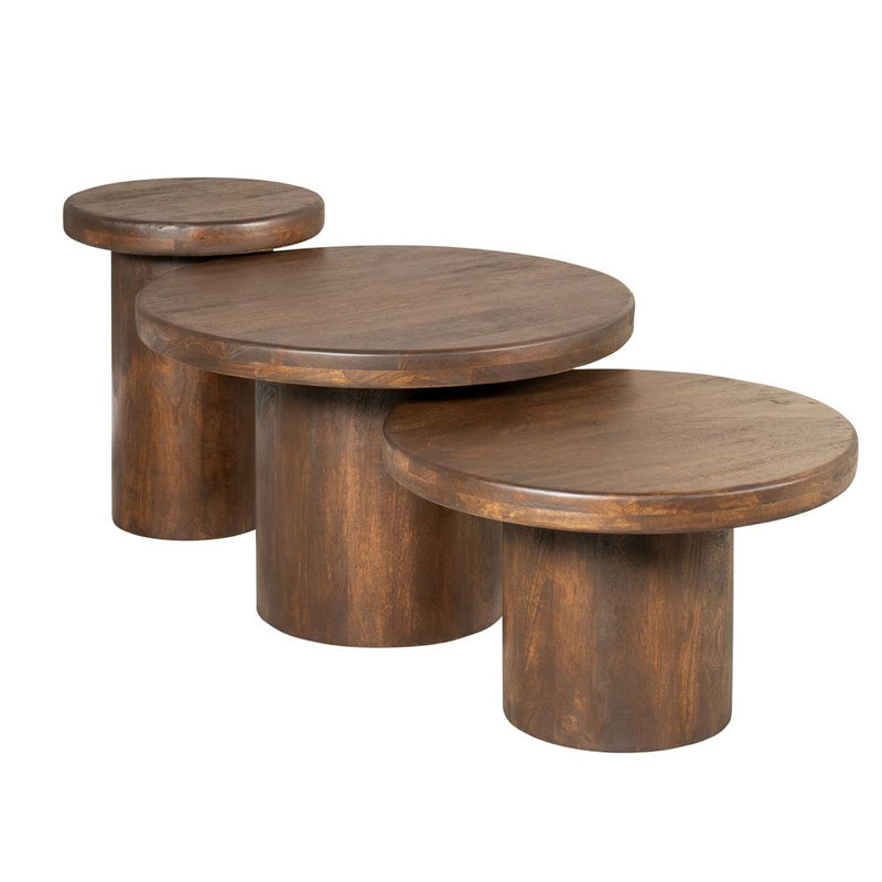 Salontafel Maya 70 cm Bruin 70x70x45 cm-Salontafels-Starfurn