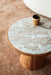 Salontafel Mees Marble Naturel Ø50x40 cm-Salontafels-Creating Home