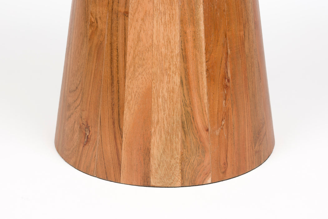 Salontafel Mees Marble Naturel Ø50x40 cm-Salontafels-Creating Home