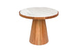 Salontafel Mees Marble Naturel Ø50x40 cm-Salontafels-Creating Home