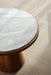 Salontafel Mees Marble Naturel Ø50x40 cm-Salontafels-Creating Home