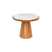 Salontafel Mees Marble Naturel Ø50x40 cm-Salontafels-Creating Home