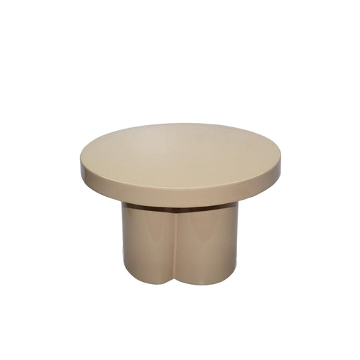 Salontafel Metaal Beige 56 cm-Salontafels-Brix
