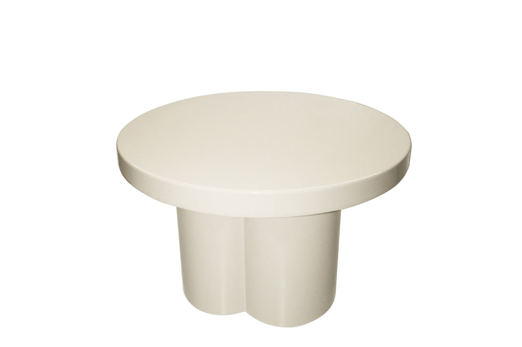 Salontafel Metaal Wit 56 cm-Salontafels-Brix