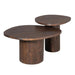 Salontafel Mirre | Brown | Set van 2 70x56x38 cm-Salontafels-Starfurn