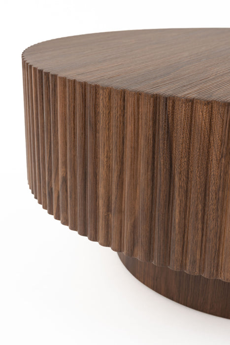 Salontafel Mitch Walnootfineer Bruin 80 cm – detail 2
