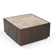 Salontafel Moos Bruin Mangohout 80 cm 80x80x40 cm-Salontafels-Starfurn
