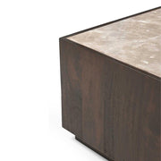 Salontafel Moos Bruin Mangohout 80 cm 80x80x40 cm-Salontafels-Starfurn