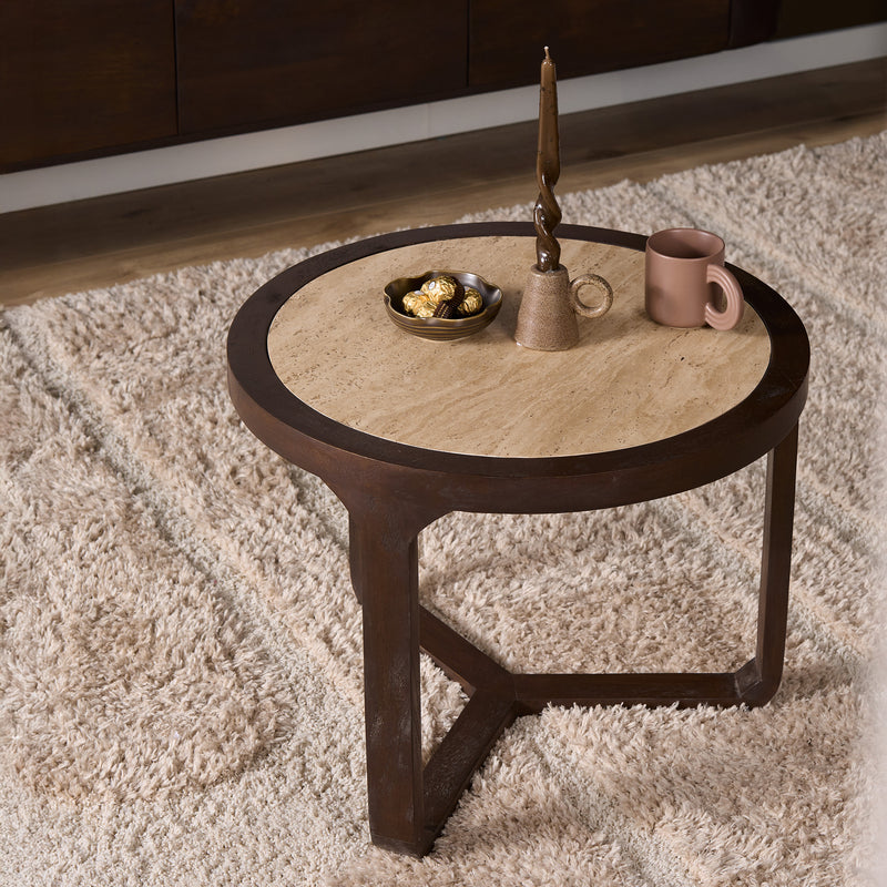 Salontafel Morris Bruin Mangohout 60 cm 60x60x48 cm-Bijzettafels-Starfurn