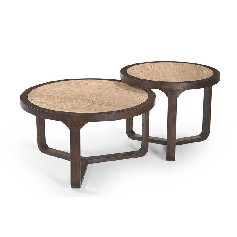 Salontafel Morris Bruin Mangohout 60 cm 60x60x48 cm-Bijzettafels-Starfurn