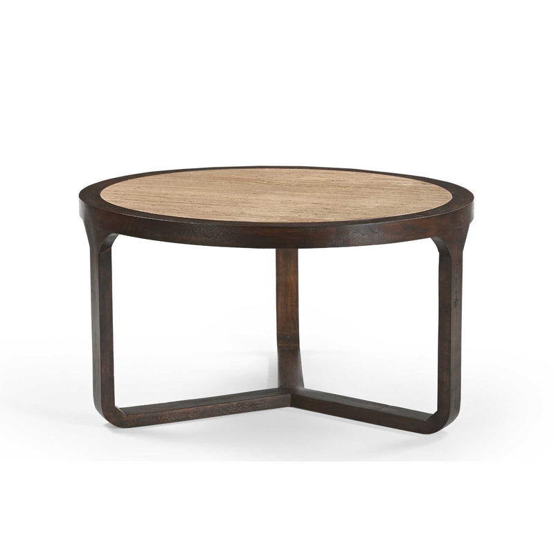 Salontafel Morris Bruin Mangohout 75 cm 75x75x42 cm-Salontafels-Starfurn