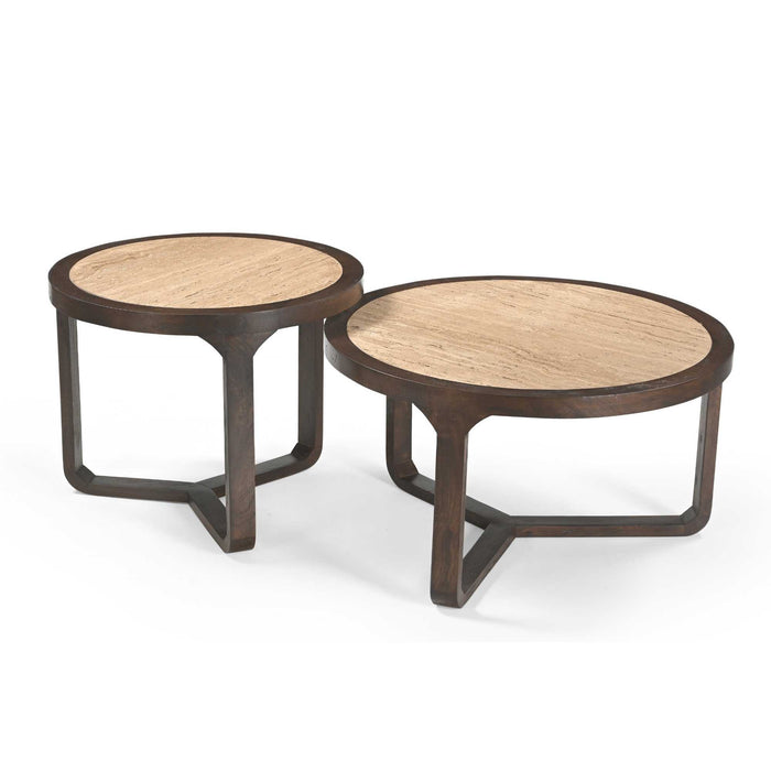 Salontafel Morris Bruin Mangohout 75 cm-Salontafels-Starfurn