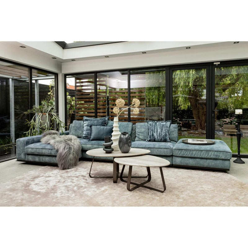 Salontafel Muka Marmer Wit 60x100 cm-Salontafels-PTMD