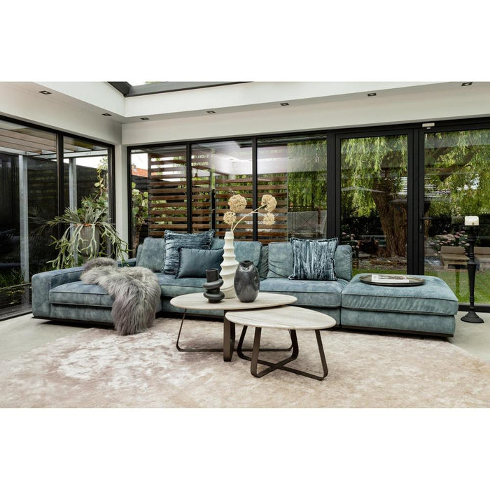 Salontafel Muka Marmer Wit 60x100 cm-Salontafels-PTMD