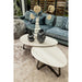 Salontafel Muka Marmer Wit 60x100 cm-Salontafels-PTMD