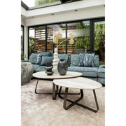 Salontafel Muka Marmer Wit 60x100 cm-Salontafels-PTMD