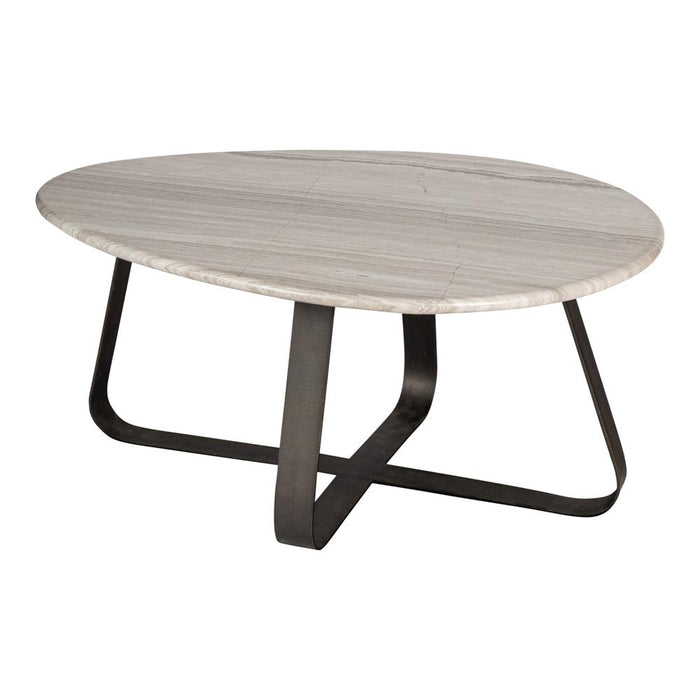 Salontafel Muka Marmer Wit 60x80 cm-PTMD